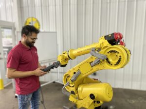 Robotic automation in manufacturing